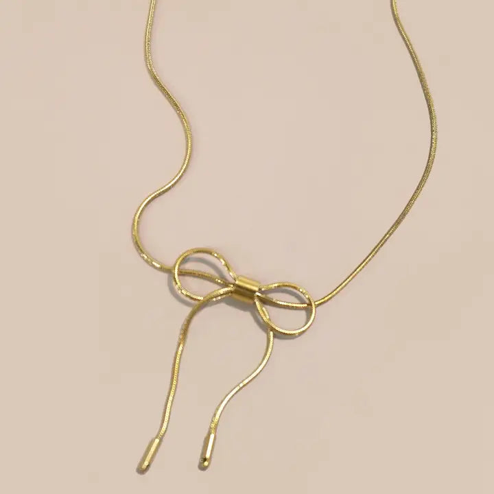 18K Stainless Steel Tarnish Free Bow