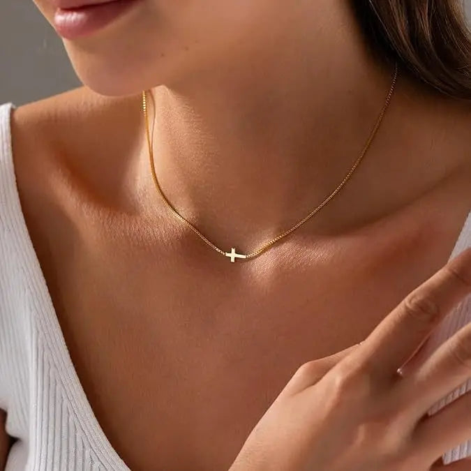 18K Stainless Steel Tarnish Free Cross