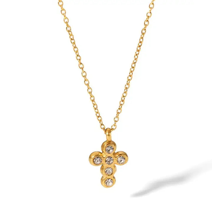 18K Stainless Steel Tarnish Free Cross