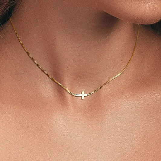18K Stainless Steel Tarnish Free Cross